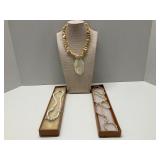 3 Shell and Beaded Necklaces