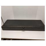 Wood concealment wall shelf