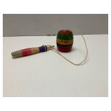 Vintage Wooden Balero Mexican Toy