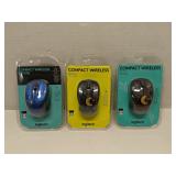 Lot of 3 wireless mice