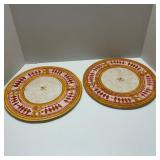 Two Contrada by Vietri  (Italy) Serving  Plates