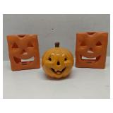 Group of Halloween candle holders