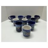 Lot of 10 Souvenier  Mugs  - Made In Germany