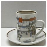 Vintage Suisse Geneve Demitasse Cup/Saucer