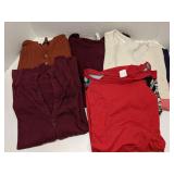 Group of womens long sleeve tops size large