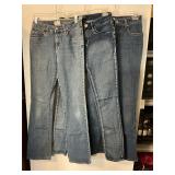 Lot of 3 Pair FDJ French Dressing Jeans Women 4 &6