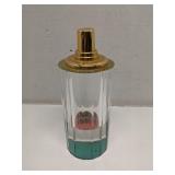 Heavy cut crystal fragrance lamp