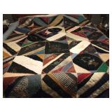 Handmade patchwork quilt, full size 84x68