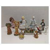 Group of porcelain figurines
