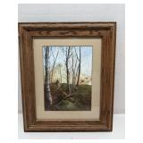 Vintage Ryans Creations gold foil art Quials