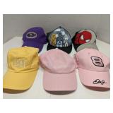 Lot of 6 baseball caps