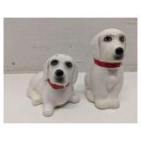 Pair of Labrador Retriever salt & pepper shakers