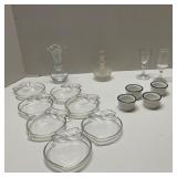 Lot of  Miscellaneous Clear Glassware