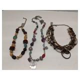 Lot of 3 Chico necklaces