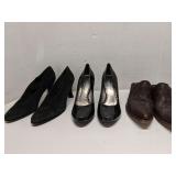 3 Pairs of women's high heel shoes size 8.5