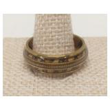Guitar String Wedding Band, size 10.5
