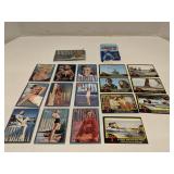 Group of Marilyn Monroe & Jaws trading cards