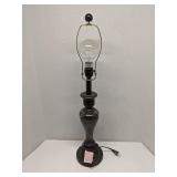 Faux marble table lamp