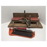 Vintage Millers Falls miter saw & tile cutter