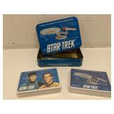 1992 Enesco Star Trek Playing Cards Tin Set