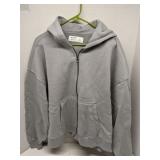 Hollister Rectangle Fit Gray Hoodie, Size M