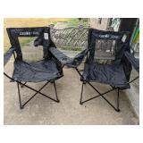 Pair of Ozark Trail folding chairs
