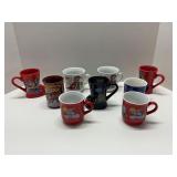 9 Christmas Souvenier Mugs - Made in Germany