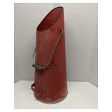 Vintage metal coal scuttle