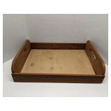 Wood serving tray, handmade