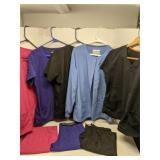 Group of women's scrubbs size L & XL
