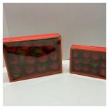 2 Lots os Apple Christmas Decorations