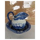Victoria Ware Ironstone pitcher and bowl set
