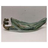 MCM art glass candy dish