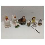 Group of porcelain animal figures