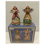 Jim Shore 4 Seasons Angels Salt & Pepper set