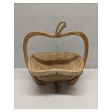 Collapsing Bamboo Apple Fruit Bowl