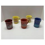 Lot of 5  Souvenier  Mugs  Made in Germany