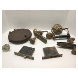 Group of vintage metal harware