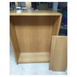 Wood bookcase w/ shelves