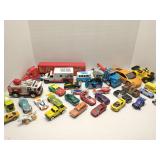 Group of toy cars