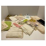 Large Group of Ladies Handkerchief Lace Collars