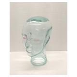 Glass mannequin head