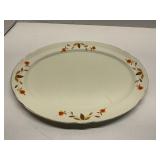 Vtg Hall China Jewel Tea Autumn Leaf 13.5' Platter