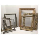 Group of vintage wood picture frames