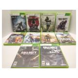 Group of Xbox 360 video games