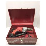 Milwaukee Magnum corded drill in case
