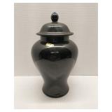 Royal Haeger black ginger jar