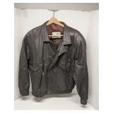 Adler dark brown leather jacket, XL