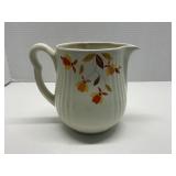 Vtg Hall China Jewel Tea Autumn Leaf Pitcher 5.3/4