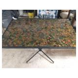 Bottlecap epoxy top table